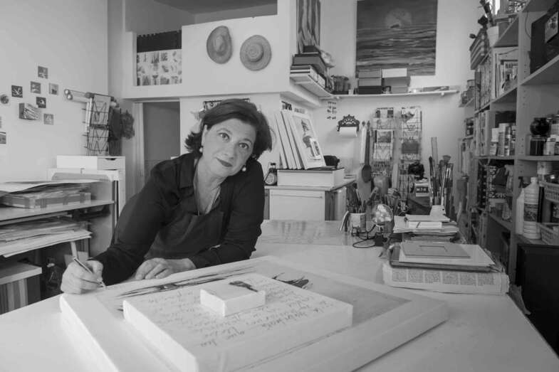 La artista plástica Paqui Martín, en una imagen de archivo (Foto TA)